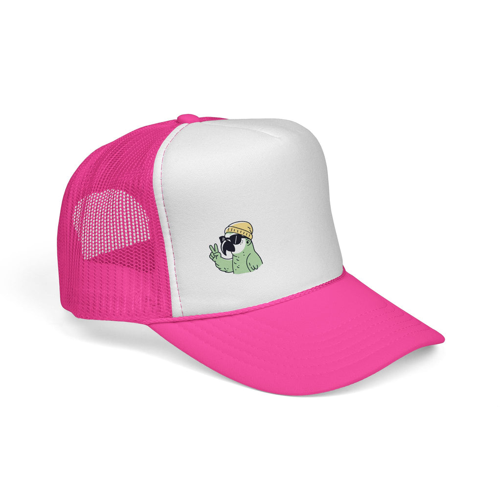 Fun Cartoon Trucker Cap, Unique Gift, Casual Headwear, Summer Accessory, Animal Lover Hat