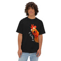 Chicken Graphic Tee — Funny "F-Cowf" Screaming Hen T-Shirt