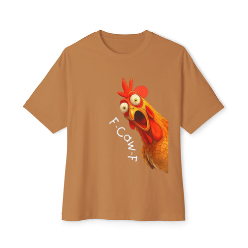 Chicken Graphic Tee — Funny "F-Cowf" Screaming Hen T-Shirt