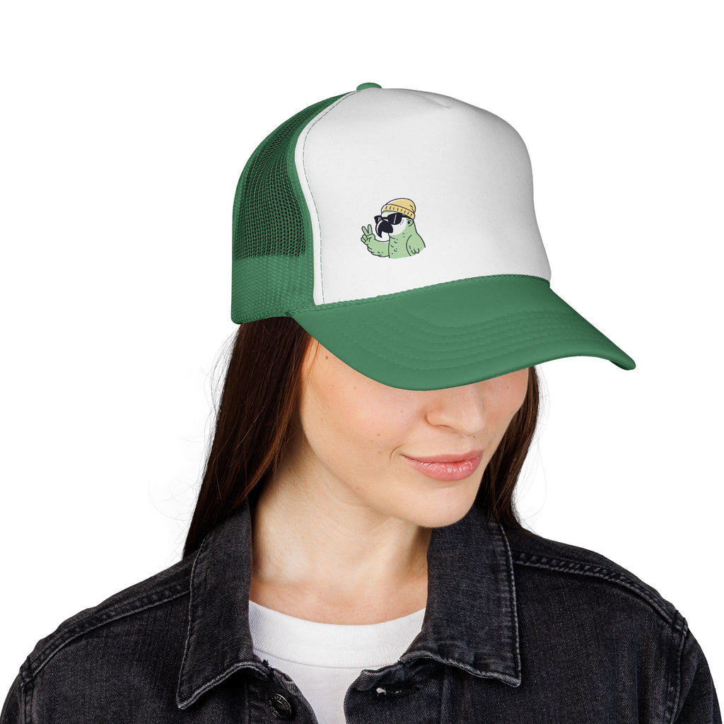 Fun Cartoon Trucker Cap, Unique Gift, Casual Headwear, Summer Accessory, Animal Lover Hat