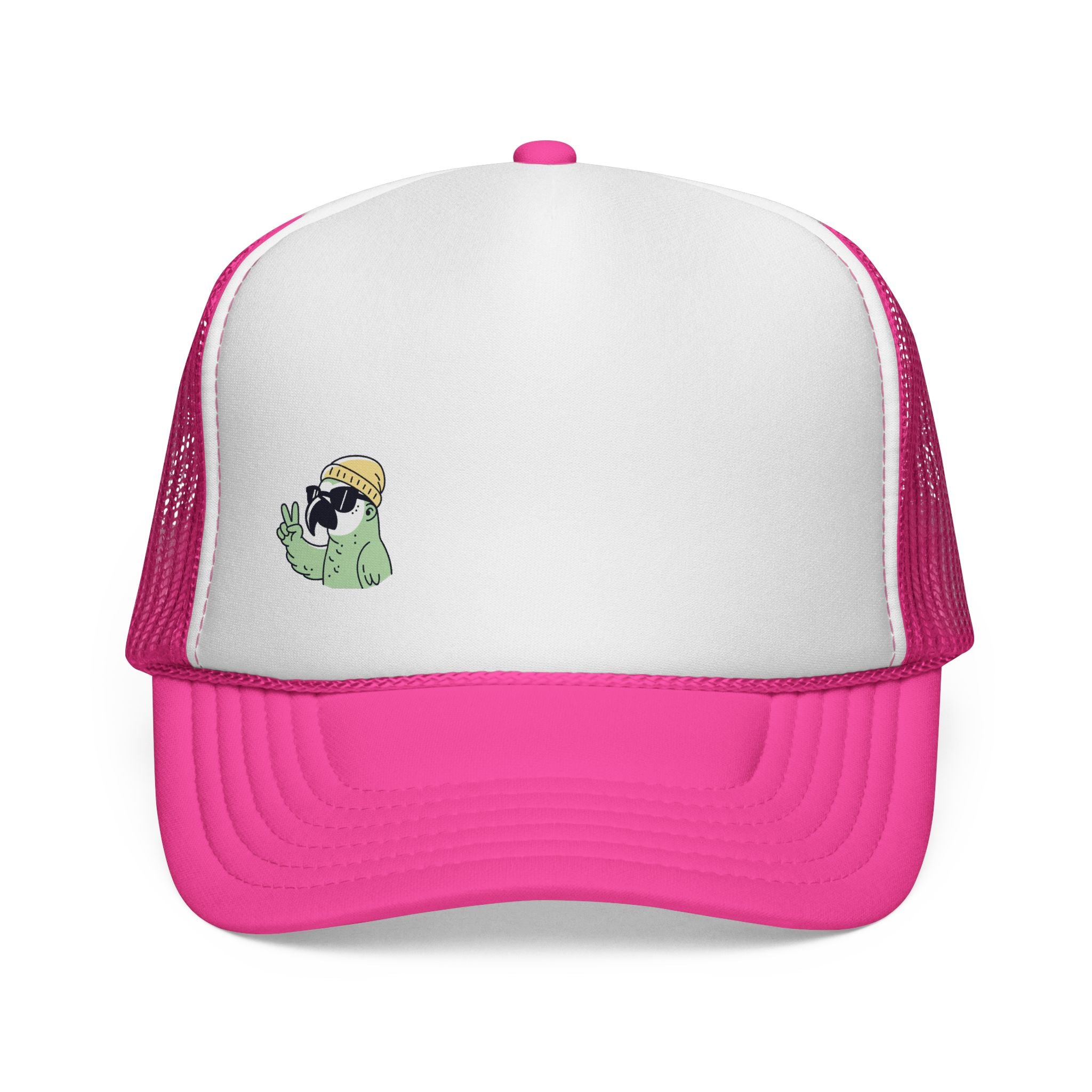 Fun Cartoon Trucker Cap, Unique Gift, Casual Headwear, Summer Accessory, Animal Lover Hat