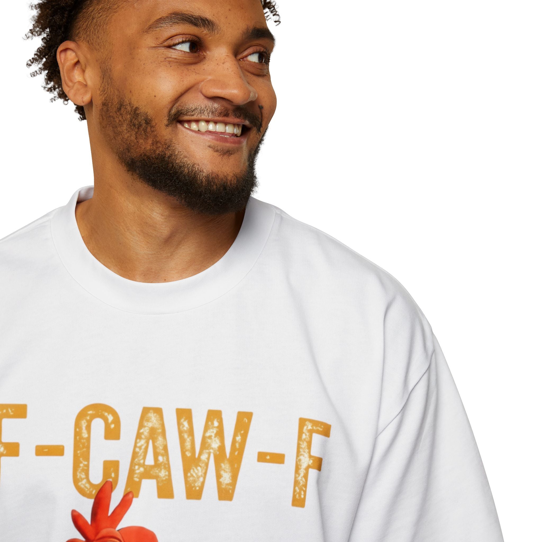 F-CAW-F Rooster Graphic Tee — Funny Chicken Bird T-Shirt
